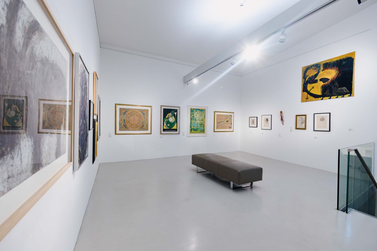 Blick in die Ausstellung (© Arnulf Rainer Museum, Cedrick Kollerics)